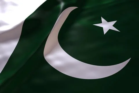 Pakistan flag background Stock Illustration