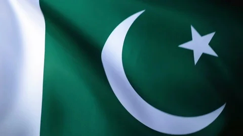 Pakistan Flag Flapping Stock Footage 118972548