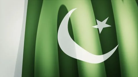 Pakistan Flag Stock Illustration