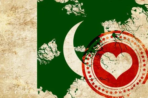 Pakistan flag Stock Illustration