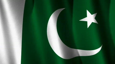 Pakistan Flag Loop Stock Footage 547661