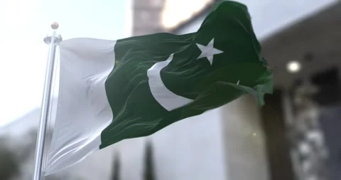 Pakistan-flag-waving-seamless-loop-4k-60fps Stock Footage 331948508