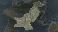 Pakistan - hub of the world. Satellite 4k or 4k+ Resolution