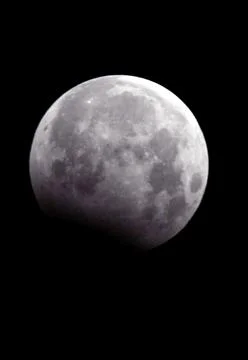 Pakistan Lunar Eclipse - Jan 2010 Stock Photos
