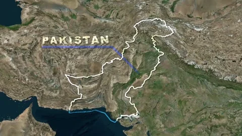 Pakistan Map Animation Stock Footage 273876166