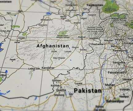 Pakistan map Stock Illustration