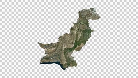 Pakistan Map Stock Illustration
