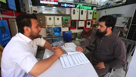 Pakistan promotes solar power on Earth Day, PAKISTÁN, PK - 22 Apr 2025 Stock Footage 307313402