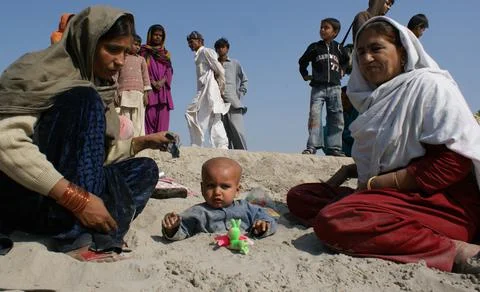 Pakistan Solar Eclipse - Jan 2011 Foto stock