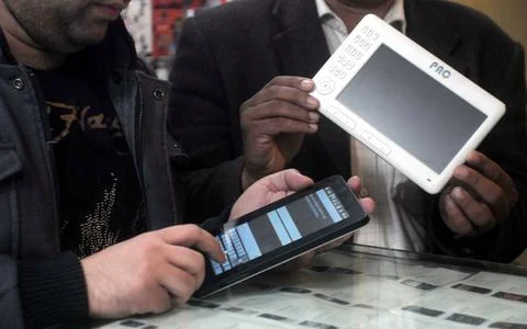 Pakistan Technology Military Develop Tablet Computer - Feb 2012 Stock Photos