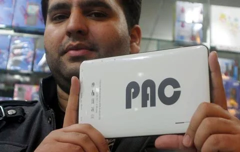 Pakistan Technology Military Develop Tablet Computer - Feb 2012 Foto stock