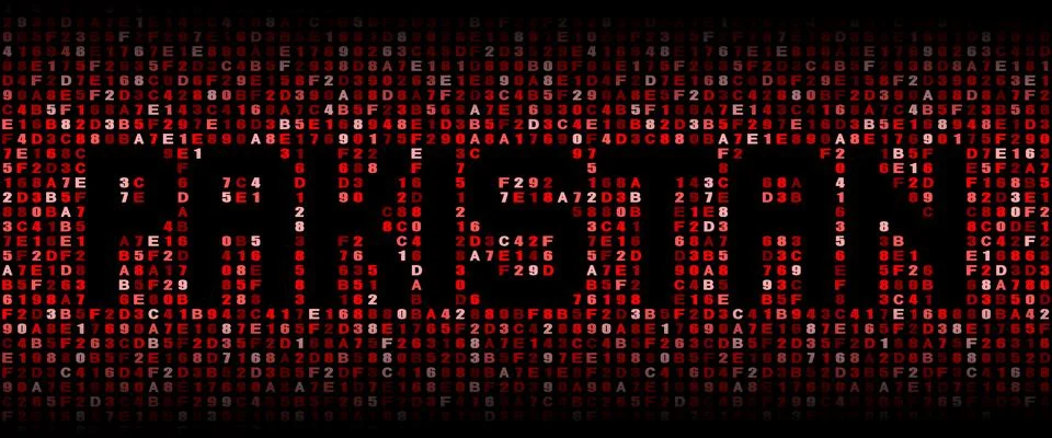 Pakistan text on hex code illustration Stock-Illustration