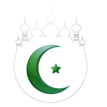 Pakistan vector flat illustration on the white background Stock Illustration