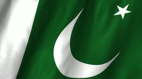 Pakistan Waving Flag Stock Footage 12354716