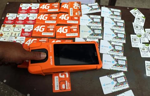 Pakistani authorities to probe into massive SIM card data leak, Islamabad, Pakis Stock Photos