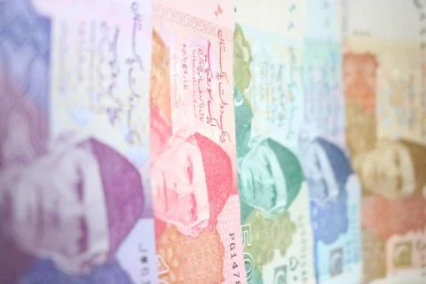 Pakistani currency mix note bundle Foto stock