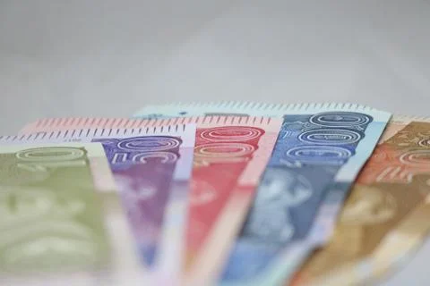 Pakistani currency mix note bundle Foto stock