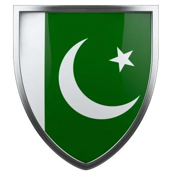 Pakistani flag Stock Illustration