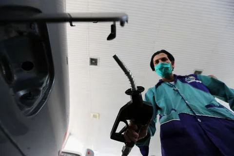 Pakistan's government decrease petrol price by Rs 7.06 (0.043 USD), Peshawar - 0 Stock Photos