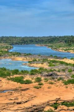 Pakmun Dam 스톡 사진