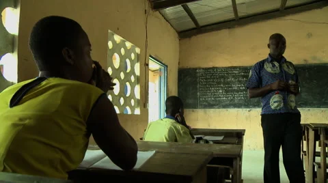 PAKRO CLASSROOM TEACHER AND STUDENTS Stock Footage 58026412