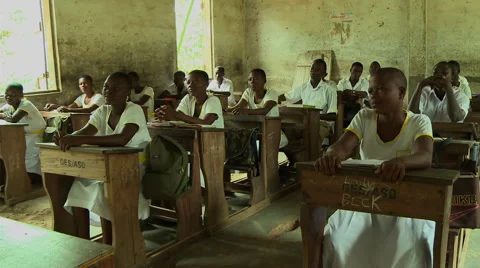 PAKRO STUDENTS IN CLASSROOM Stock Footage 58026632