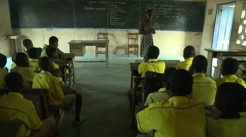 PAKRO TEACHER TEACHES CLASS Stock Footage 58930791