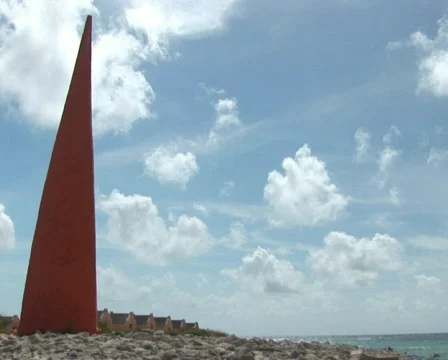 PAL: Beacon &amp; a rough shore Stock Footage 355827