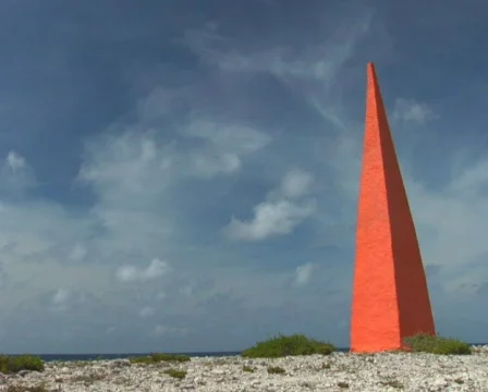 PAL: Beacon &amp; a rough shore Stock Footage 355846