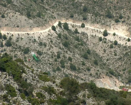 PAL: Brush fire Stock Footage 670996