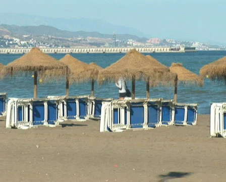 PAL: Empty beach  Stock Footage 659778