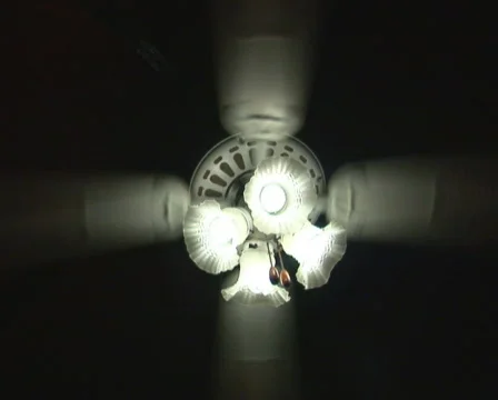 PAL: Fan on black Stock Footage 355789