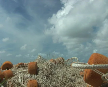 PAL: Fishing net Stock Footage 355953