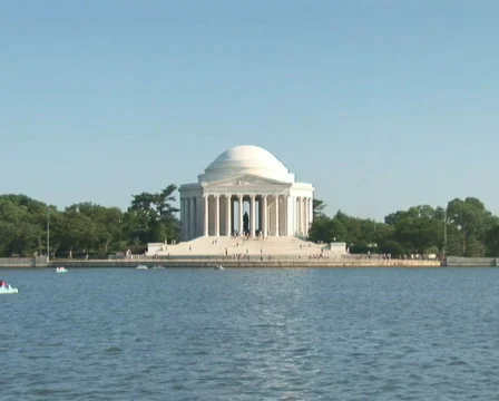 PAL: Jefferson Memorial Video stock 153918