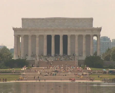 PAL: Lincoln Memorial Stock Footage 153873