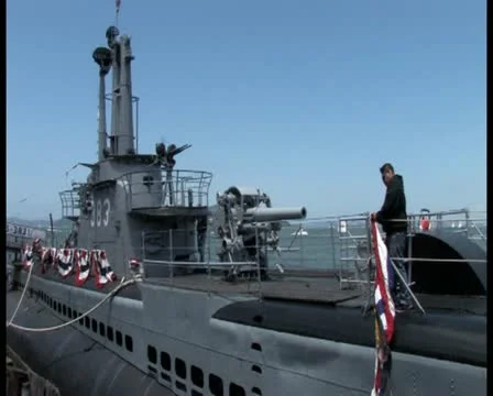 PAL Old Submarine Stock Footage 11358117