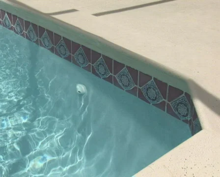 PAL: Residential pool Stock Footage 589682