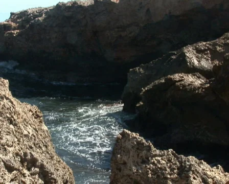 PAL: Rough coast Stock Footage 355684