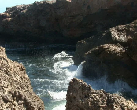 PAL: Rough coast Stock Footage 355688