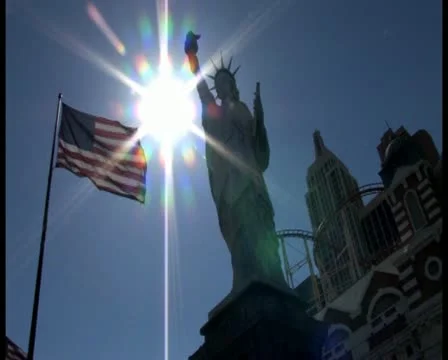 PAL Statue of Liberty Stock Footage 11424186