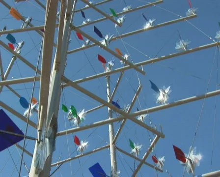 PAL: Windcatcher / weather vane Stock Footage 671149