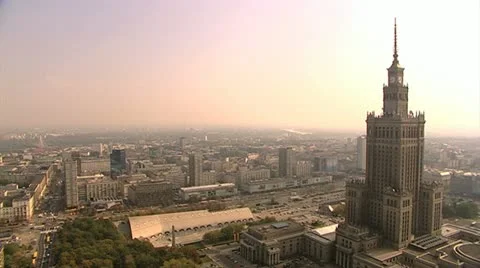 Palac kultury 库存影片 11108752