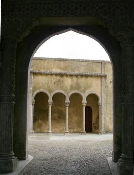 Palace archways Foto stock