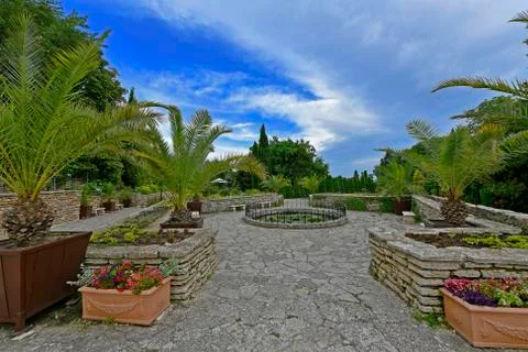 Palace in Balchik Foto stock