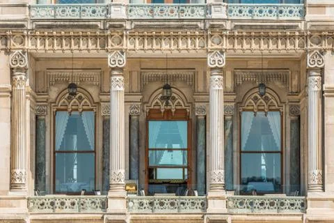 Palace on the bosphorus Stock Photos