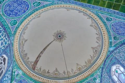 Palace ceiling decorations Stock Photos