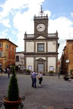 Palace with clock Фото