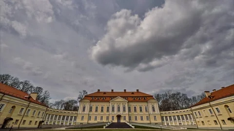 The Palace complex. Historical sites in Belarus. A monument of architecture Stock Footage 306301735