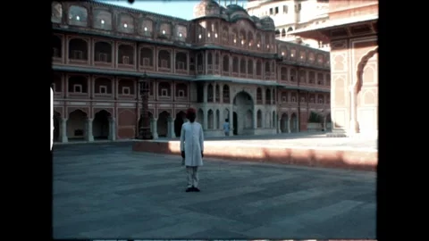 Palace Courtyard Stock Footage 276293228