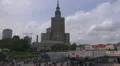 The Palace of Culture and Science, Warsaw, Poland HD Footage